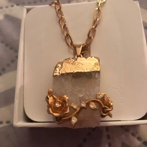 Gold plated necklace